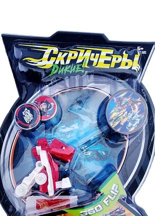 Машинка трансформер дикие скричеры screechers wild красный