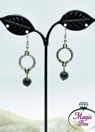 Серьги кошачий глаз, содалит, золотистый обсидиан, рутиловый кварц золотистый обсидиан арт. 77406