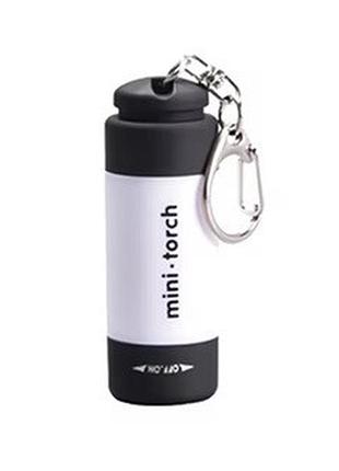 Мини светодиодный брелок-фонарик usb с карабином