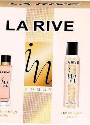 Набор для женщин la rive in woman парфюмированная вода 90 мл + дезодорант 150 мл (5901832061762)