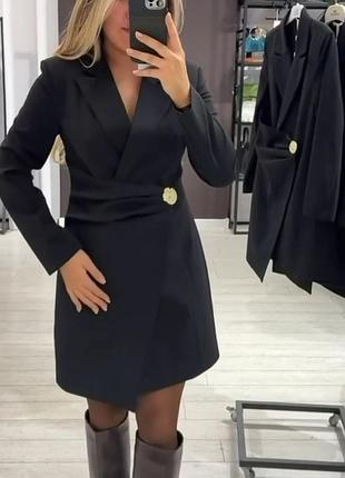 Жіноча міні коротка класична сукня плаття з костюмної тканини