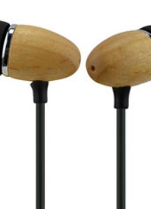 Проводные вакуумные наушники с микрофоном lizu x-d21 черные