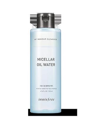 Мицеллярная масляная вода, my makeup cleanser, innisfree, 200 мл