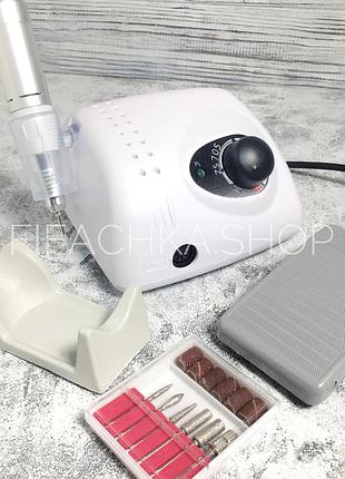 Фрезер для маникюра zs-705 70w 50 000 об/мин белый