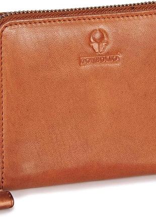 Женский кожаный кошелек donbolso 13 слотов для кредитных карт и защита rfid