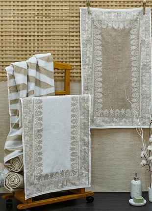 Полотенце махровое для лица 50*90 см тм речицкий текстиль (хлопок/лен)