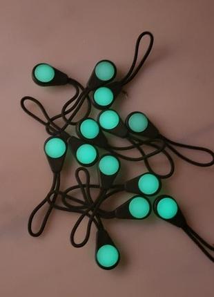 Бигунок ползунок светящийся стяжка для рюкзака молнии куртки одежды