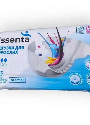 Подгузники для взрослых essenta+ normal 6 капель l ( 100-155 см) 30 шт