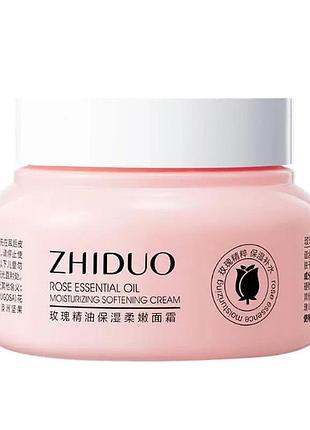 Уценка крем для лица zhiduo с маслом розы, тонизирующий, смягчающий, глубоко увлажняющий, 120g