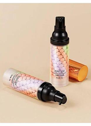 Розгладжуюча основа під макіяж jomtam baizton three-color 40 g