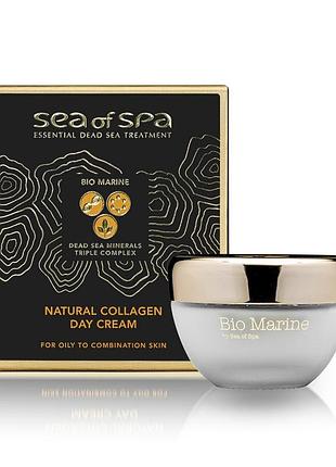 Дневной крем с натуральным коллагеном для жирной кожи bio marine sea of spa 50 мл (306017)