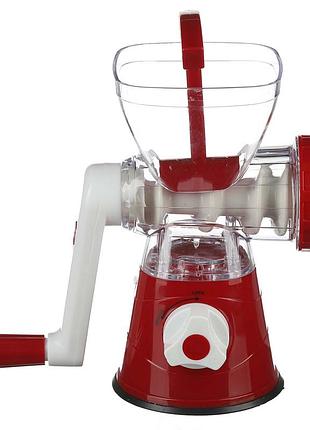 М'ясорубка ручна find back червоний
