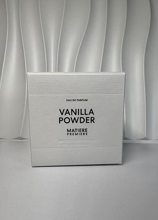 Парфумована вода matiere premiere vanilla powder 6 мл