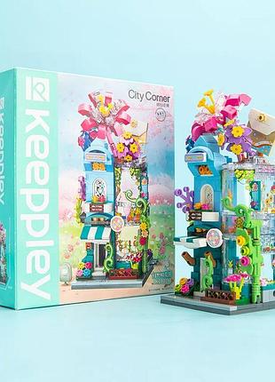 Конструктор для дівчаток магазин квітів, 356 елементів