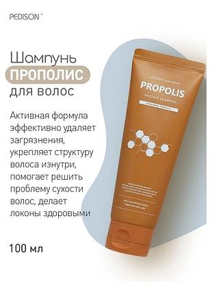 Шампунь для волосся "прополіс" - pedison institut-beaute propolis protein shampoo, 100 мл