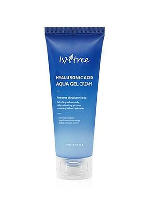Гель-крем для обличчя зволожуючий з гіалуроновою кислотою isntree hyaluronic acid aqua gel cream 100ml