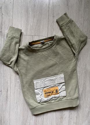 🐹теплий світшот 2-3 роки хакі tu для хлопчика