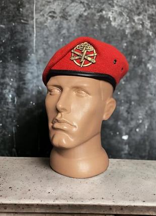 Берет артилерії зсу крапля червоний xl/ 59-60