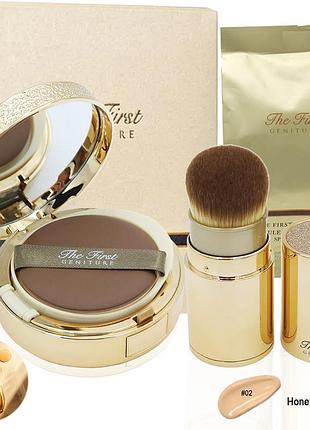 Тональная основа-кушон со стволовыми клетками тон #02 o hui first geniture ampoule cover cushion 15g + 15g