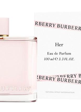 Парфюмированная вода женская burberry her 100 мл (original quality)