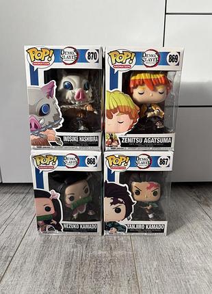 Фигурка pop с персонажами клинок рассекающий демонов