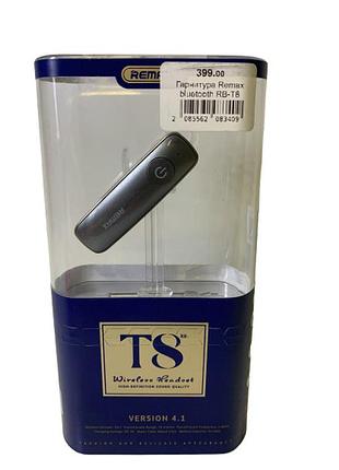 Bluetooth гарнітура навушник remax rb-t8 (колір срібний)