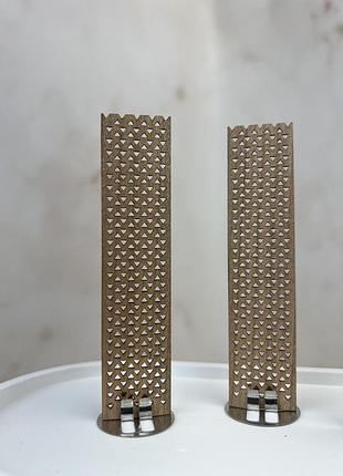 Ажурный деревянный фитиль 2 см (для свечей 7.5-8.5 см диаметром) длина на выбор 130 мм