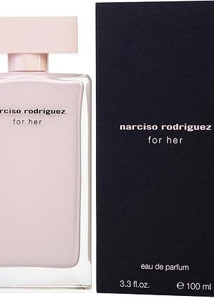 Парфюмированная вода женская narciso rodriguez for her 100 мл (original quality)
