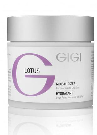 Зволожувальний крем gigi lotus moisturizer for dry skin розпив, 50 мл