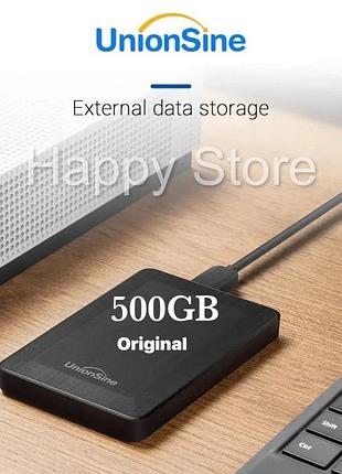 Портативний зовнішній жорсткий диск хlon hd 500gb гігабайт usb 3.0 для пк/windows/mac/ps4/xbox/linux 500