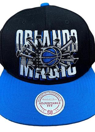 Регулируемая бейсболка orlando magic nba mitchell & ness hardwood classics