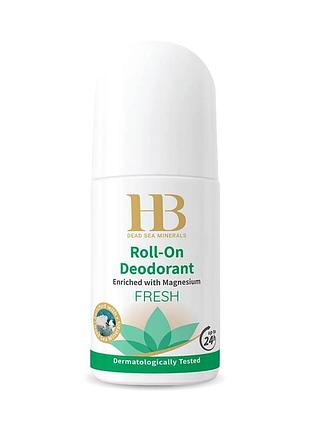 Кульковий дезодорант fresh green з магнієм health and beauty 75 мл (824420)