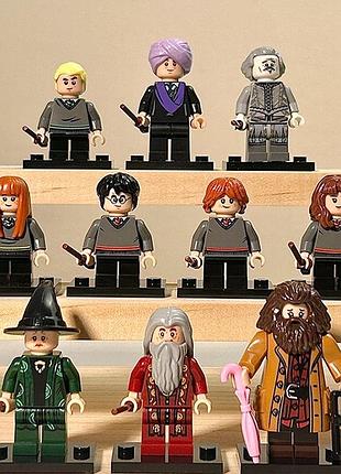 Набор человечки гарри поттер фигурки для лего lego 8 штук мини фигурка
