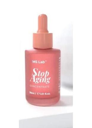 Anti-age сироватка-концентрат для шкіри обличчя stop aging, 30 мл