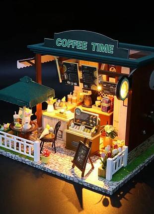 Румбокс coffee time інтер'єрний конструктор кав'ярня roombox с006 + купол