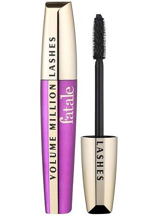 Тушь для ресниц loreal million lashes fatale объем лореаль