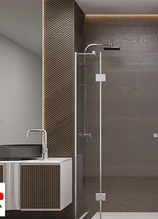 Стеклянные душевые двери marsell (стекло толщиной 8 мм.) 1200, прозрачное