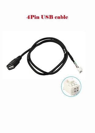 4 контактный 4 pin usb кабель для автомобильного мультимедийного плеера