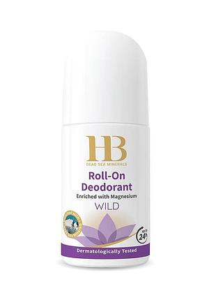 Кульковий дезодорант wild рurple з магнієм health and beauty 75 мл (824444)