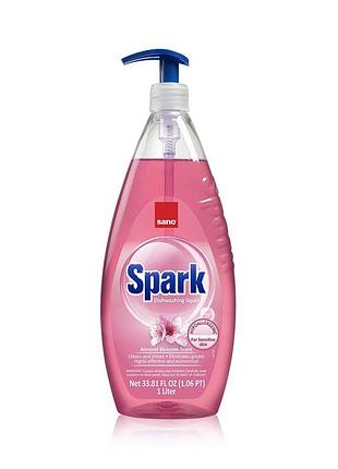 Засіб для миття посуду мигдаль spark sano 1000 мл (350555)