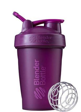 Шейкер спортивный blenderbottle classic loop, 590 мл, пластик (pc5), с венчиком, фиолетовый, bpa-free