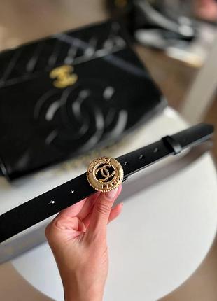 Женский кожаный ремень с металлической пряжкой шанель широкий ремень для женщины chanel брендовый для девушки