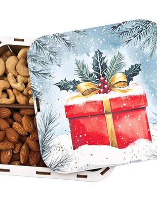 Новогодний набор орехов №245 на новый год для девушки, женщине, коллегам, учителю, сестре, подруге, маме, мужчине