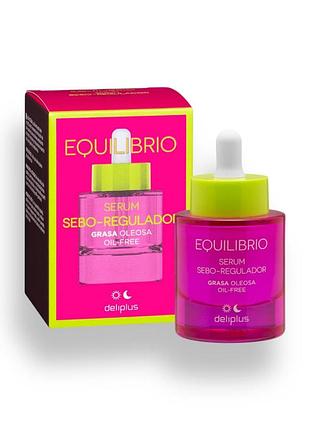 Deliplus регулирующая сыворотка для жирной и проблемной кожи лица equilibrio 30 мл