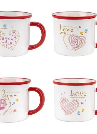 Кружка "любовь", 300 мл * рандомный выбор дизайна elisey