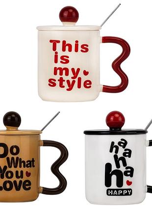 Кружка "my style", 300 мл * рандомный выбор дизайна elisey