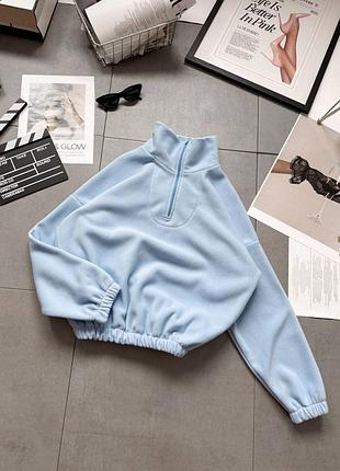 Базовый флисовый свитшот