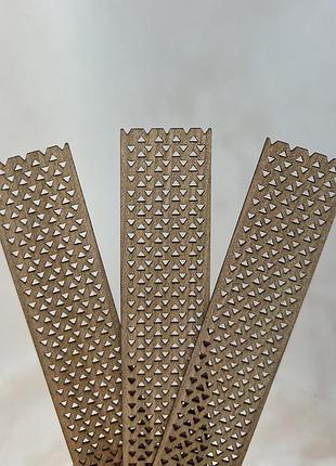 Ажурный деревянный фитиль 2 см (для свечей 7.5-8.5 см диаметром) длина на выбор 100 мм