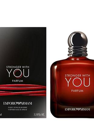 Парфюмированная вода мужская giorgio armani emporio armani stronger with you parfum, 100 мл