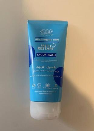 Средство для умывания eva skin clinic для кожи, склонной к акне, 150ml. acne-prone skin facial wash fresh rest